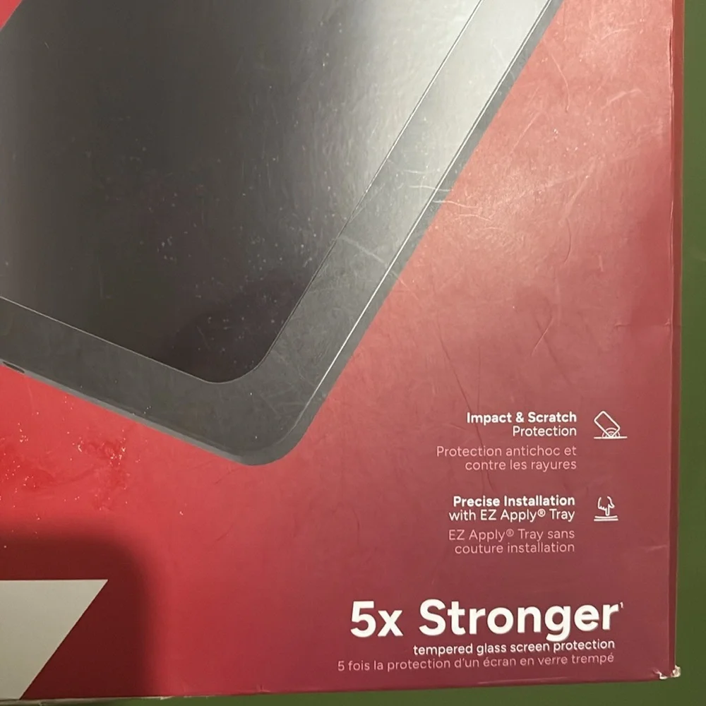 InvisibleShield Glass Elite Screen Protector for New iPad 2024 (Large) - Black